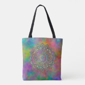 Classy Colorful Mandala India Style 1 Tote Bag (Achterkant)