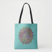 Classy Colorful Mandala India Style 1 Tote Bag (Voorkant)