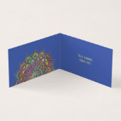 Classy Colorful Mandala India Style 1 Visitekaartje (Binnen)