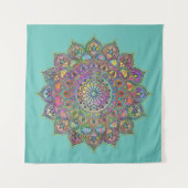 Classy Colorful Mandala India Style 1 Wandkleed (Voorkant)