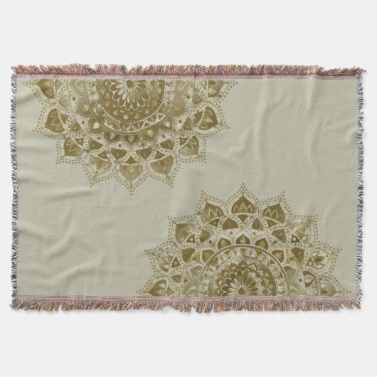 Classy Colorful Mandala India Style 4 Deken (Voorkant)