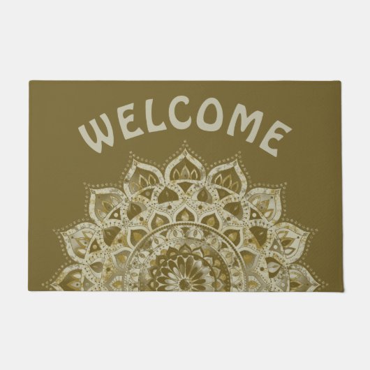 Classy Colorful Mandala India Style 4 Deurmat (Voorkant)