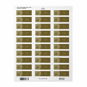 Classy Colorful Mandala India Style 4 Etiket (Full Sheet)
