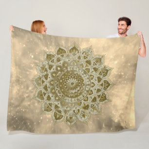 Classy Colorful Mandala India Style 4 Fleece Deken