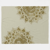 Classy Colorful Mandala India Style 4 Fleece Deken (Voorkant (Horizontaal))