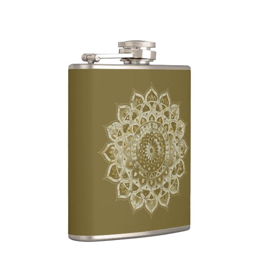 Classy Colorful Mandala India Style 4 Heupfles (Rechts)