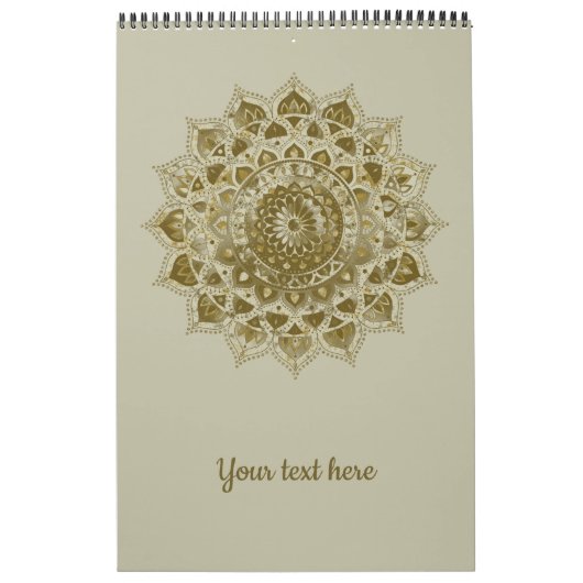 Classy Colorful Mandala India Style 4 Kalender (Hoes)