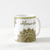 Classy Colorful Mandala India Style 4 Koffiemok (Voorkant rechts)