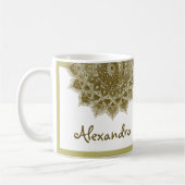 Classy Colorful Mandala India Style 4 Koffiemok (Links)