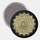 Classy Colorful Mandala India Style 4 Magneet (Voorkant / Achterkant)