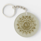 Classy Colorful Mandala India Style 4 Sleutelhanger (Voorkant)