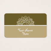 Classy Colorful Mandala India Style 4 Visitekaartje (Voorkant)