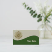 Classy Colorful Mandala India Style 4 Visitekaartje (Staand voorkant)