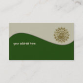 Classy Colorful Mandala India Style 4 Visitekaartje (Achterkant)