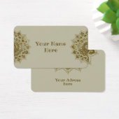 Classy Colorful Mandala India Style 4 Visitekaartje (Bureau)