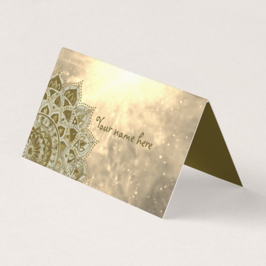 Classy Colorful Mandala India Style 4 Visitekaartje (Voorkant)