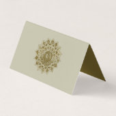 Classy Colorful Mandala India Style 4 Visitekaartje (Achterkant)