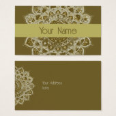 Classy Colorful Mandala India Style 4 Visitekaartje (Voorkant /achterkant)