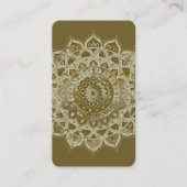 Classy Colorful Mandala India Style 4 Visitekaartje (Voorkant)