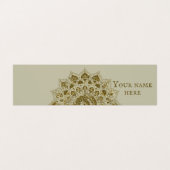 Classy Colorful Mandala India Style 4 Visitekaartje (Buitenkant ongevouwen)