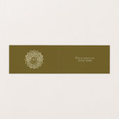 Classy Colorful Mandala India Style 4 Visitekaartje (Binnenkant ongevouwen)