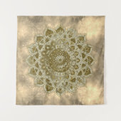 Classy Colorful Mandala India Style 4 Wandkleed (Voorkant (horizontaal))