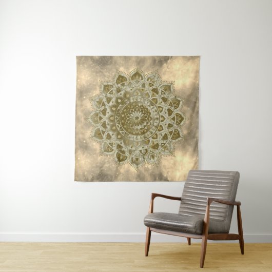 Classy Colorful Mandala India Style 4 Wandkleed (In Situ (horizontaal))