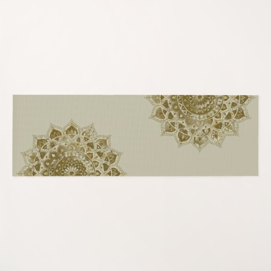 Classy Colorful Mandala India Style 4 Yogamat (Voorkant (horizontaal))