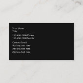 Classy Conciërge Medische Visitekaartjes (Achterkant)