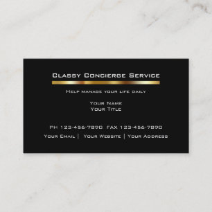 Classy Concierge Visitekaartjes