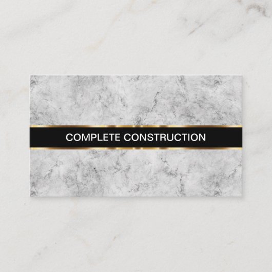 Classy Constructie Thema Visitekaartjes (Voorkant)