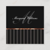 Classy Consultant Professional Vierkante Visitekaartje (Voorkant)