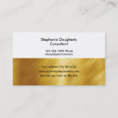 Classy Consultant Visitekaartje (Achterkant)