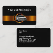 Classy Cool Automotive Business Cards Design Visitekaartje (Voorkant / Achterkant)