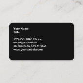 Classy Cool Automotive Business Cards Design Visitekaartje (Achterkant)