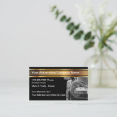 Classy Cool Automotive Visitekaartjes Design (Staand voorkant)