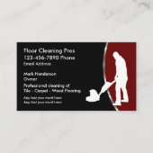 Classy Cool Floor Cleaning Service Visitekaartjes (Voorkant)