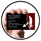 Classy Cool Floor Cleaning Service Visitekaartjes