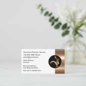 Classy Cool Plumbing Service-Visitekaartjes Visitekaartje (Staand voorkant)