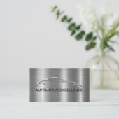 Classy Cool Sleek Modern Automotive Business Cards Visitekaartje (Staand voorkant)