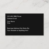Classy Cool Sleek Modern Automotive Business Cards Visitekaartje (Achterkant)