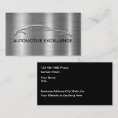 Classy Cool Sleek Modern Automotive Business Cards Visitekaartje (Voorkant / Achterkant)