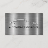 Classy Cool Sleek Modern Automotive Business Cards Visitekaartje (Voorkant)