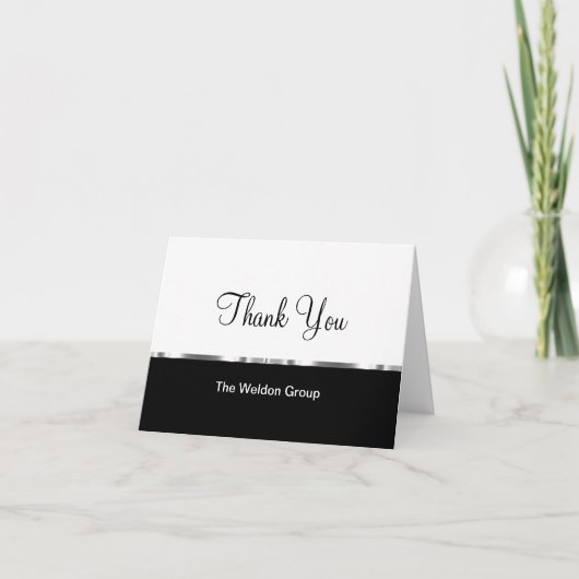 Classy Corporate Thank You Cards Design Bedankkaart (Voorkant)