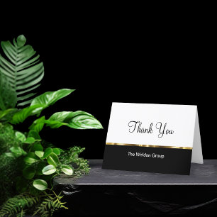 Classy Corporate Thank You Cards Ontwerp Bedankkaart