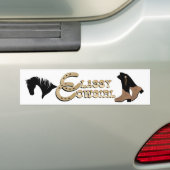 Classy Cowgirl BUMPERSTICKER (Op auto)