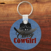 Classy Cowgirl Rodeo Queen Sleutelhanger (MRK-Revi (Voorkant)