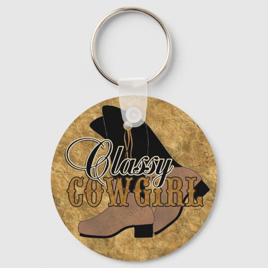 Classy Cowgirl sleutelhanger (Voorkant)