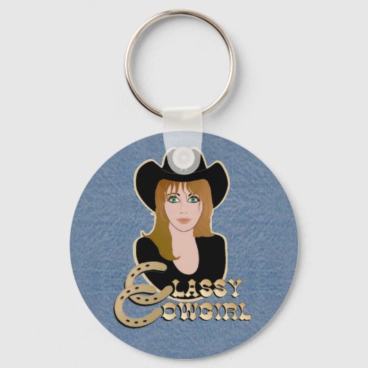 Classy Cowgirl SLEUTELHANGER (Voorkant)