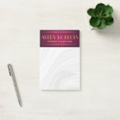 Classy crimson mandala Elegant luxe Post-it® Notes (Kantoor)